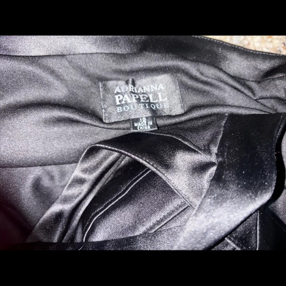 ADRIANNA PAPELLE BOUTIQUE 100% Silk floor length Slip dress gown  Sz:12 - Picture 10 of 10